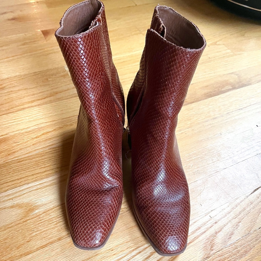Beartraps Maroon Booties Womens 10